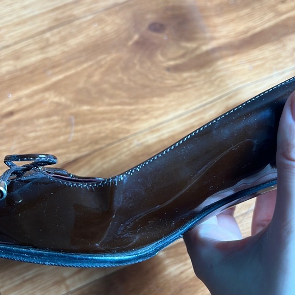 Sportmax brown patent leather kitten heel - size IT 38 (US 8) - Picture 7 of 9